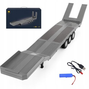 PRZYCZEPA NACZEPA 1502 H-TOYS SKALA 1:18 ZDALNIE STEROWANA DO SCANI 1501