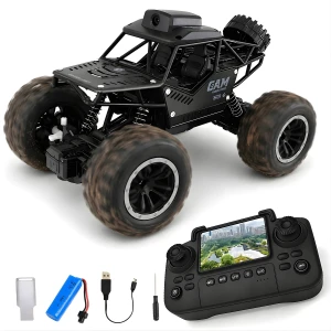 TERENOWY SAMOCHÓD ZDALNIE STEROWANY Z KAMERĄ I MONITOREM FPV CRAWLER RC