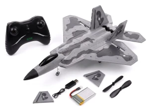 ZDALNIE STEROWANY SMAOLOT F22 RAPTOR FX822 RC ODRZUTOWIEC EPP 2 KANAŁOWY
