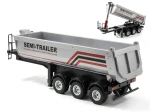 NACZEPA WYWROTKA 1509 ZDALNIE STEROWANA DO SCANIA 1501 HUINA H-TOYS SREBRNA