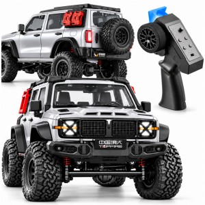 SAMOCHÓD TERENOWY ZDALNIE STEROWANY AUTO RC MN-300 4X4 ŚWIATŁA SREBRNY