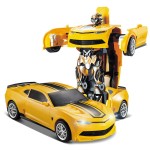 STEROWANY ROBOT SAMOCHÓD 2W1 TRANSFORMERS AUTOBOT ŻÓŁTY