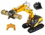 KOPARKA ZDALNIE STEROWANA SKALA 1:14 RC 2w1 METALOWA ŁYŻKA I CHWYTAK H-TOYS