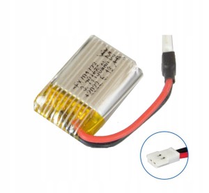 AKUMULATOR BATERIA DO MODELI RC 3,7 V 150 mAh WTYK MOLEX 2 PIN