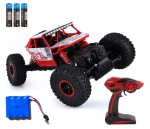 Samochód RC Rock Crawler 4x4 z dwoma silnikami Red